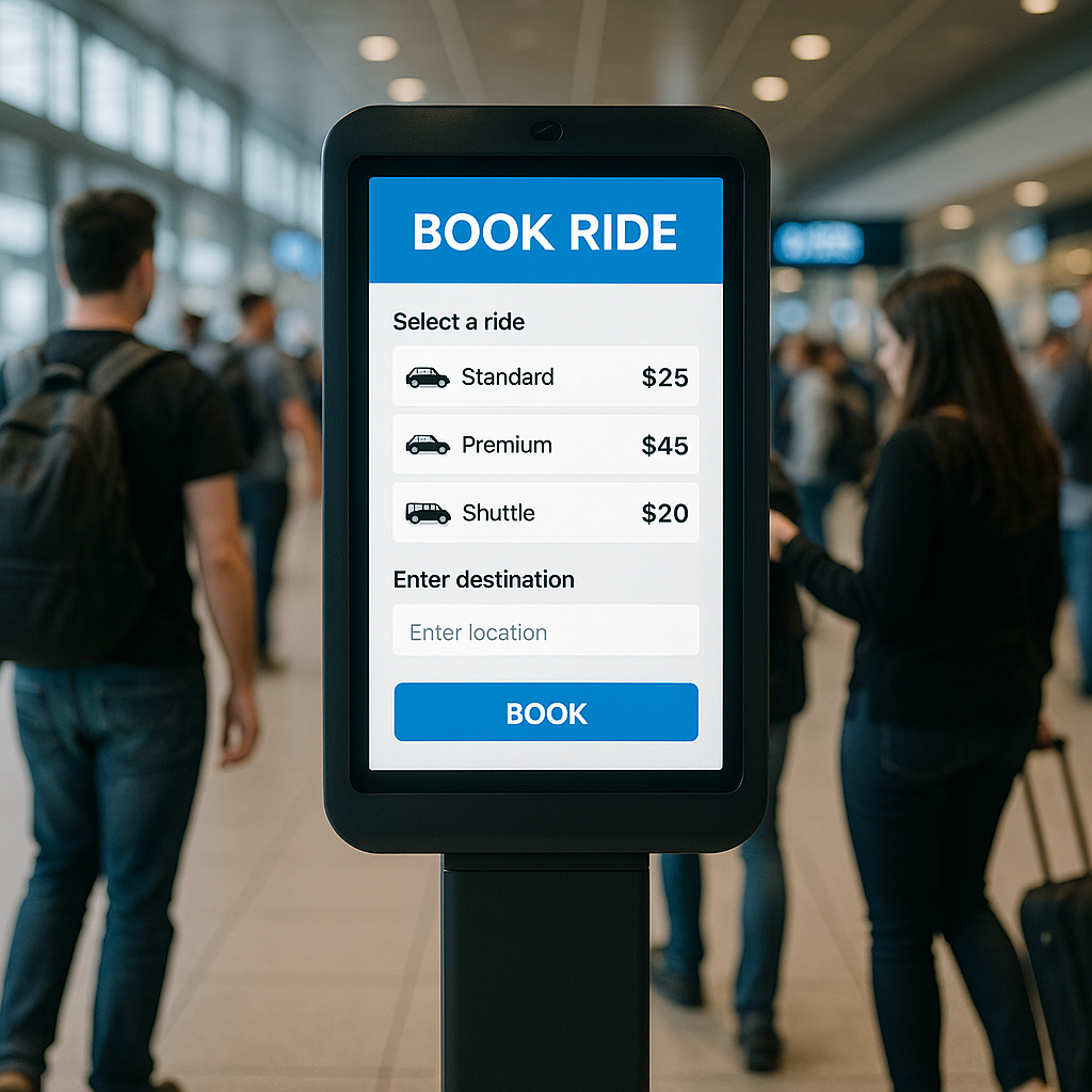 Unleash the Future: Transform Ride Booking with Kiosk Technology!
