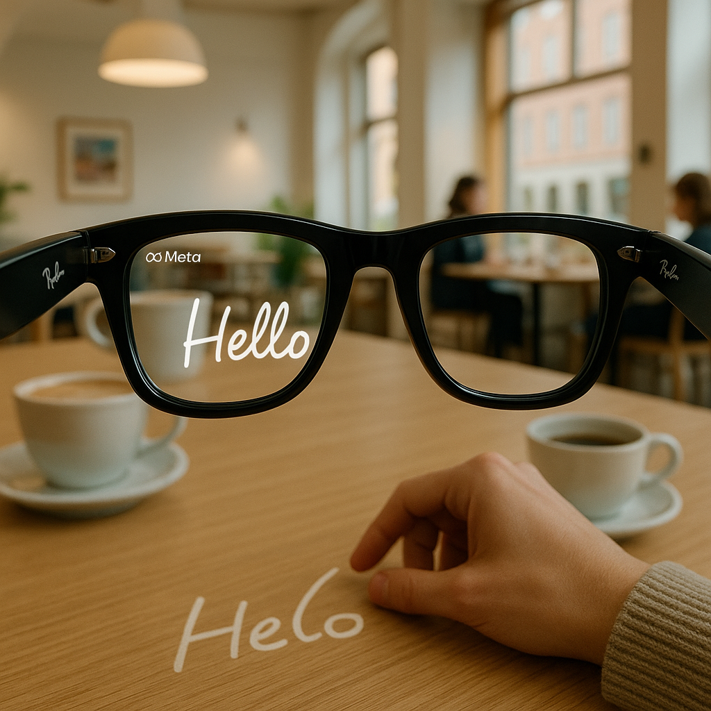 Discover the Game-Changing Handwriting Feature of Meta Glasses!